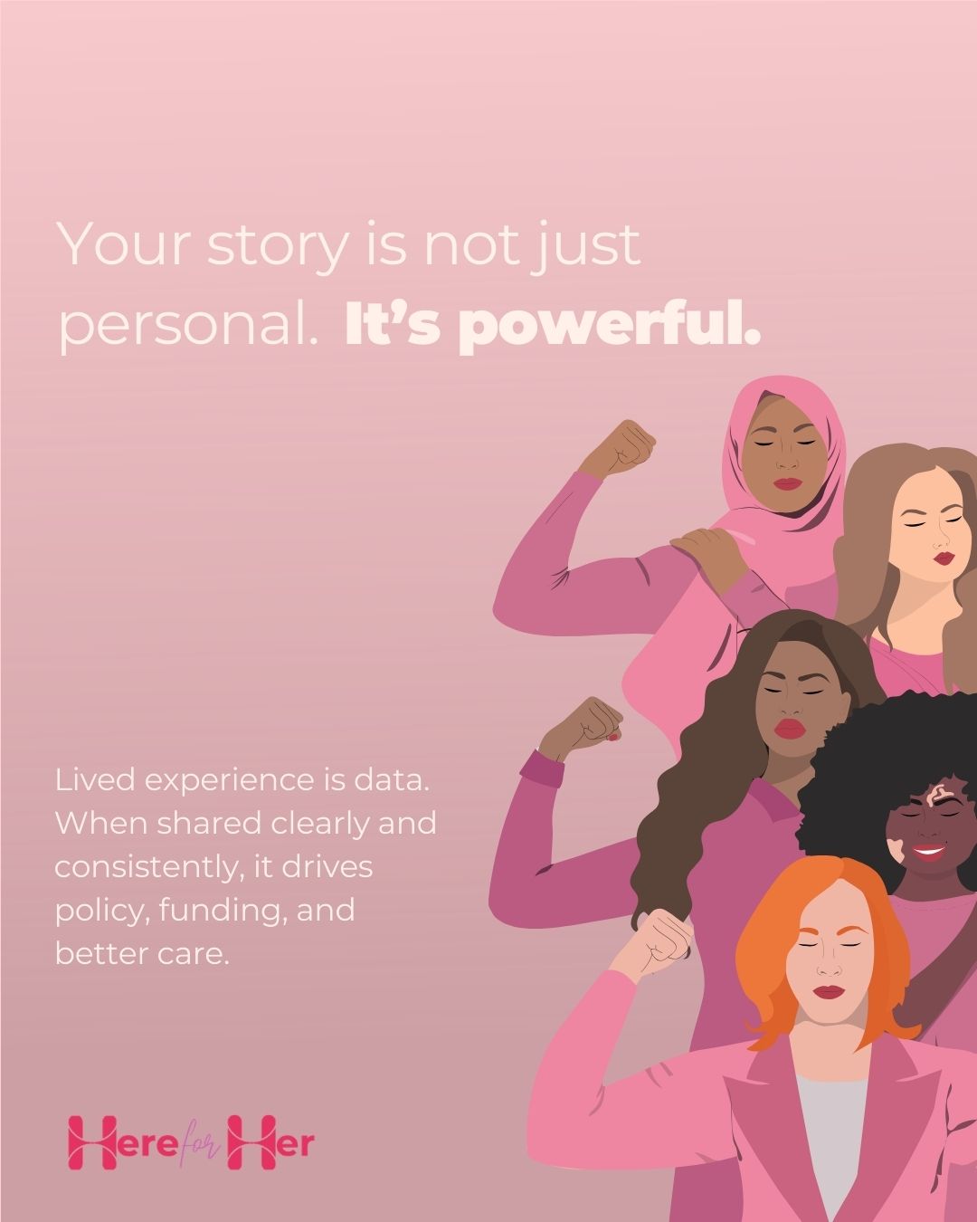 𝐀𝐝𝐯𝐨𝐜𝐚𝐜𝐲 𝐈𝐬 𝐂𝐚𝐫𝐞. 
𝑊𝑜𝑚𝑒𝑛 𝑤𝑖𝑡ℎ 𝑏𝑙𝑒𝑒𝑑𝑖𝑛𝑔 𝑑𝑖𝑠𝑜𝑟𝑑𝑒𝑟𝑠 𝑎𝑟𝑒 𝑡𝑜𝑜 𝑜𝑓𝑡𝑒𝑛 𝑑𝑖𝑠𝑚𝑖𝑠𝑠𝑒𝑑, 𝑚𝑖𝑠𝑑𝑖𝑎𝑔𝑛𝑜𝑠𝑒𝑑, 𝑜𝑟 𝑖𝑔𝑛𝑜𝑟𝑒𝑑. 
 
𝐇𝐨𝐰 𝐭𝐨 𝐩𝐮𝐬𝐡 𝐟𝐨𝐫 𝐜𝐡𝐚𝐧𝐠𝐞: 
• 𝐒𝐡𝐚𝐫𝐞 𝐲𝐨𝐮𝐫 𝐬𝐭𝐨𝐫𝐲 
• 𝐖𝐫𝐢𝐭𝐞 𝐥𝐞𝐭𝐭𝐞𝐫𝐬 & 𝐞𝐦𝐚𝐢𝐥𝐬 
• 𝐓𝐚𝐥𝐤 𝐭𝐨 𝐩𝐨𝐥𝐢𝐜𝐲𝐦𝐚𝐤𝐞𝐫𝐬 
• 𝐒𝐡𝐨𝐰 𝐮𝐩 — 𝐨𝐧𝐥𝐢𝐧𝐞 𝐨𝐫 𝐢𝐧 𝐩𝐞𝐫𝐬𝐨𝐧 
 
𝐘𝐨𝐮𝐫 𝐯𝐨𝐢𝐜𝐞 𝐢𝐬𝐧’𝐭 𝐞𝐱𝐭𝐫𝐚. 𝐈𝐭’𝐬 𝐞𝐬𝐬𝐞𝐧𝐭𝐢𝐚𝐥.